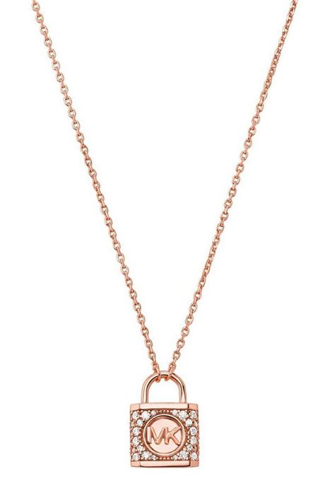 michael kors kette schloss rose|Michael Kors.